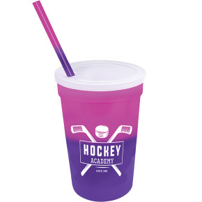 Mood 22 oz. Stadium Cup/Straw/Lid Set