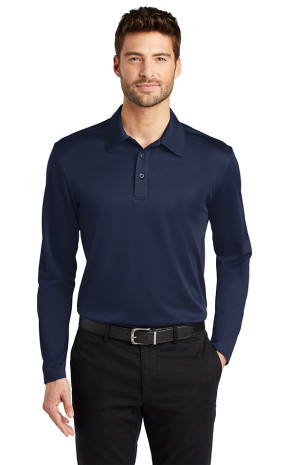 Port Authority Silk Touch Performance Long Sleeve Polo