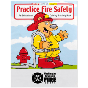 Practice Fire Safety Coloring Book