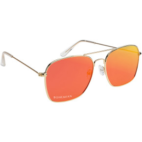 Aviator Sunglasses With Mirrored Lenses