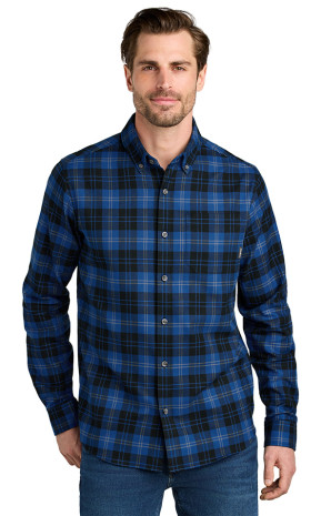 Eddie Bauer Long Sleeve Favorite Flannel Plaid Shirt