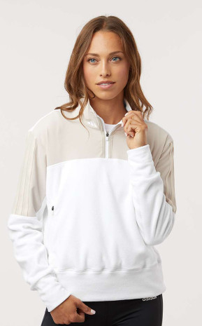 Adidas - Women's Fleece Quarter-Zip Pullover