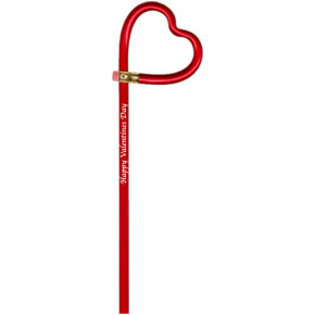 Heart Shaped Bentcil  Pencils